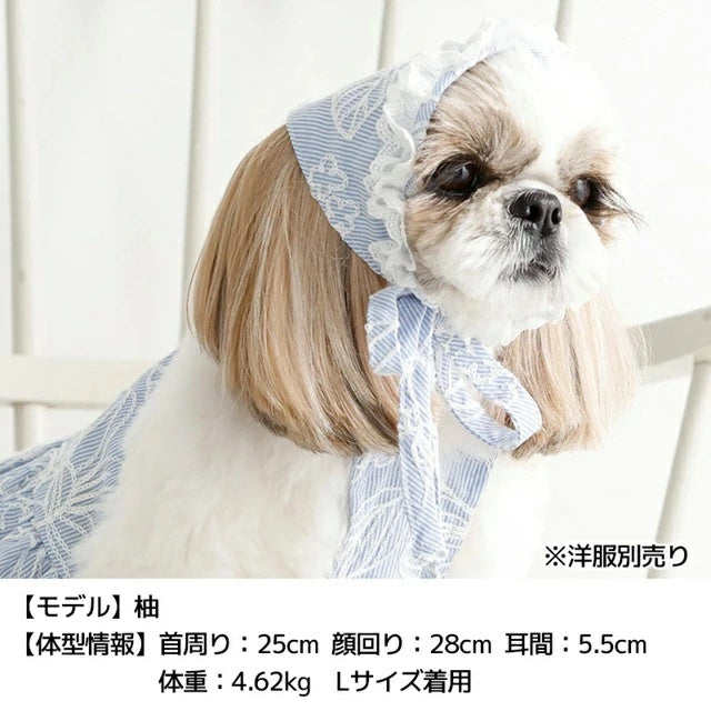 アントゥトゥ Un TouTou 花柄刺しゅう帽子【犬用 ドッグウエア ウエア 帽子 セレブ】