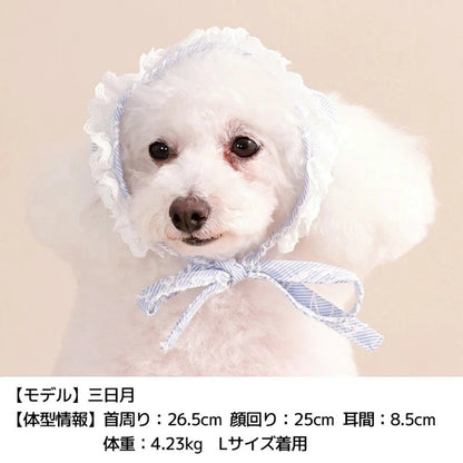 アントゥトゥ Un TouTou 花柄刺しゅう帽子【犬用 ドッグウエア ウエア 帽子 セレブ】