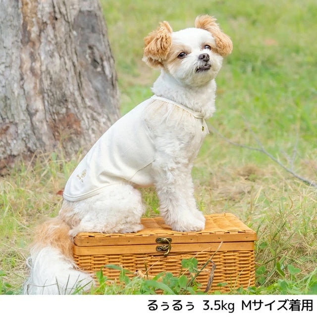 アントゥトゥ Un TouTou 袖チュールタンク【犬服 ドッグウエア ウエア トップス タンクトップ ノースリーブ セレブ】