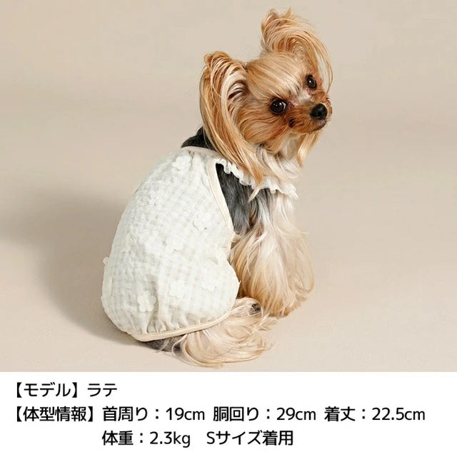 アントゥトゥ Un TouTou お花バルーンキャミ【犬服 ドッグウエア ウエア トップス キャミソール ノースリーブ セレブ】