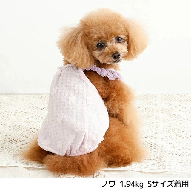 アントゥトゥ Un TouTou お花バルーンキャミ【犬服 ドッグウエア ウエア トップス キャミソール ノースリーブ セレブ】