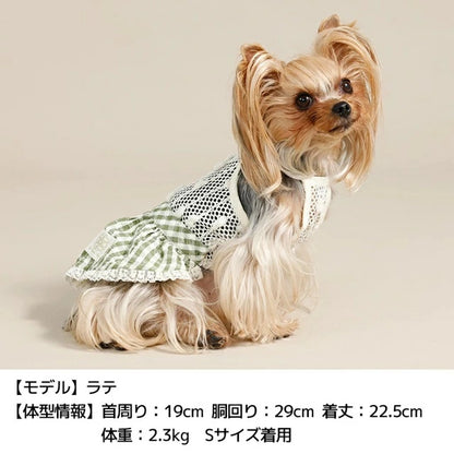 アントゥトゥ Un TouTou ポコポコワンピース【犬服 ドッグウエア ウエア ワンピース スカート ドレス セレブ】