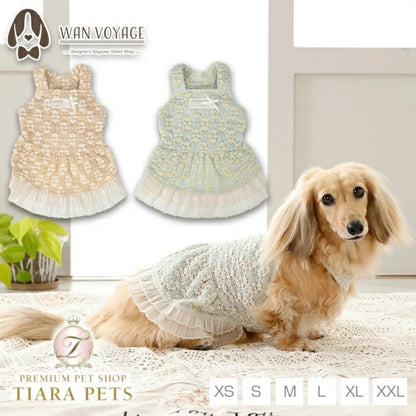 アントゥトゥ Un TouTou エプロン風ワンピ【犬服 ドッグウエア ウエア ワンピース スカート ドレス セレブ】
