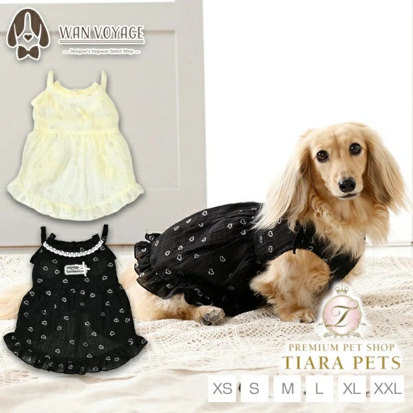 アントゥトゥ Un TouTou レーシーラメワンピ【犬服 ドッグウエア ウエア ワンピース スカート ドレス セレブ】
