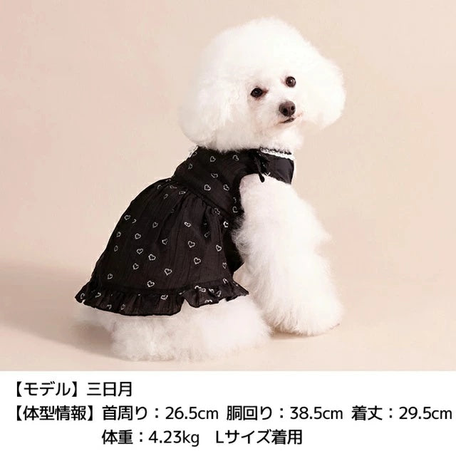 アントゥトゥ Un TouTou レーシーラメワンピ【犬服 ドッグウエア ウエア ワンピース スカート ドレス セレブ】
