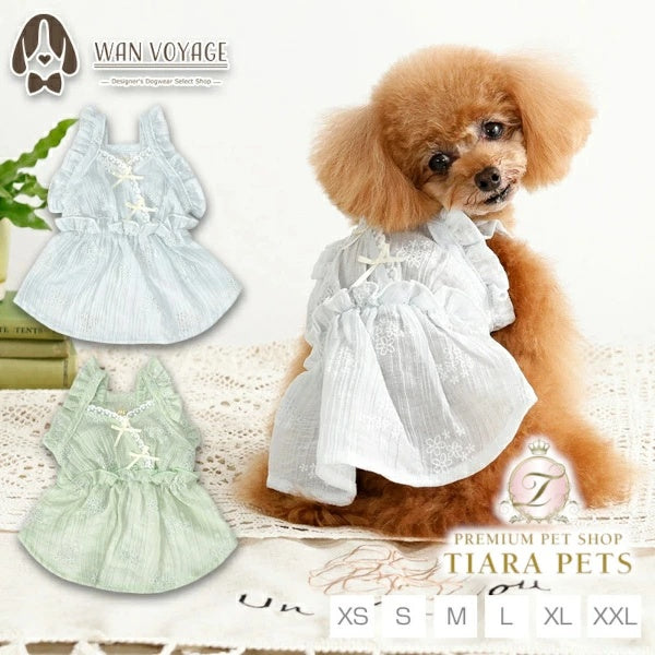 アントゥトゥ Un TouTou ビスチェ風ワンピ【犬服 ドッグウエア ウエア ワンピース スカート ドレス セレブ】