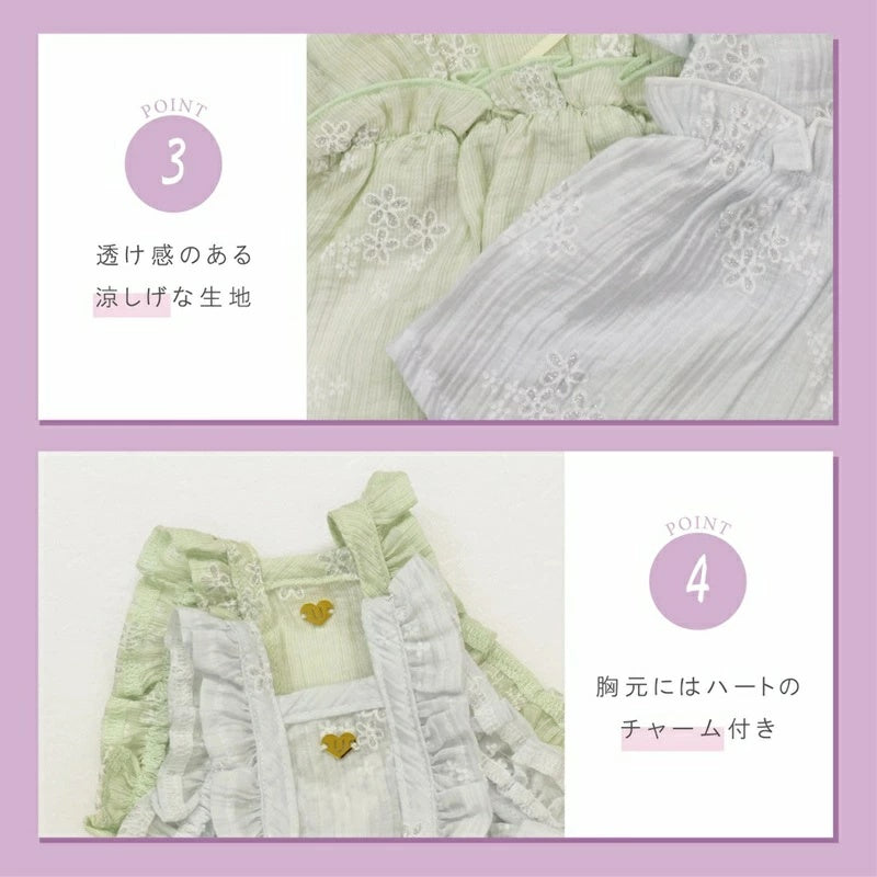 アントゥトゥ Un TouTou ビスチェ風ワンピ【犬服 ドッグウエア ウエア ワンピース スカート ドレス セレブ】