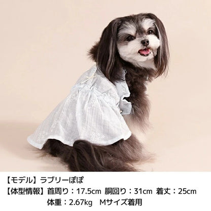 アントゥトゥ Un TouTou ビスチェ風ワンピ【犬服 ドッグウエア ウエア ワンピース スカート ドレス セレブ】