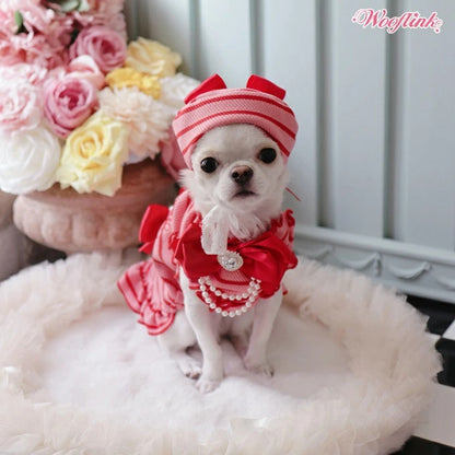 ウーフリンク WOOFLINK LOLLIPOP BERET【犬服 犬用 帽子 ベレー帽 セレブ】