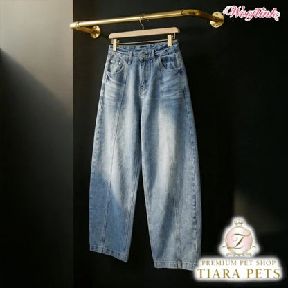 ウーフリンク WOOFLINK BARREL JEAN STONE WASH【オーナー用 ママ用 ボトムス ジーンズ デニム セレブ】