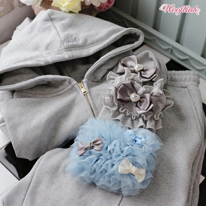 ウーフリンク WOOFLINK MILKSHAKE ZIP UP HOODIE FOR MOM (NEW COLORS)【オーナー用 ママ用 トップス フーディ パーカー セレブ】