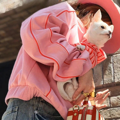 ウーフリンク WOOFLINK LOLLIPOP ZIP UPSWEATSHIRT JACKET FOR MOM【オーナー用 ママ用 トップス アウター ジャケット セレブ】