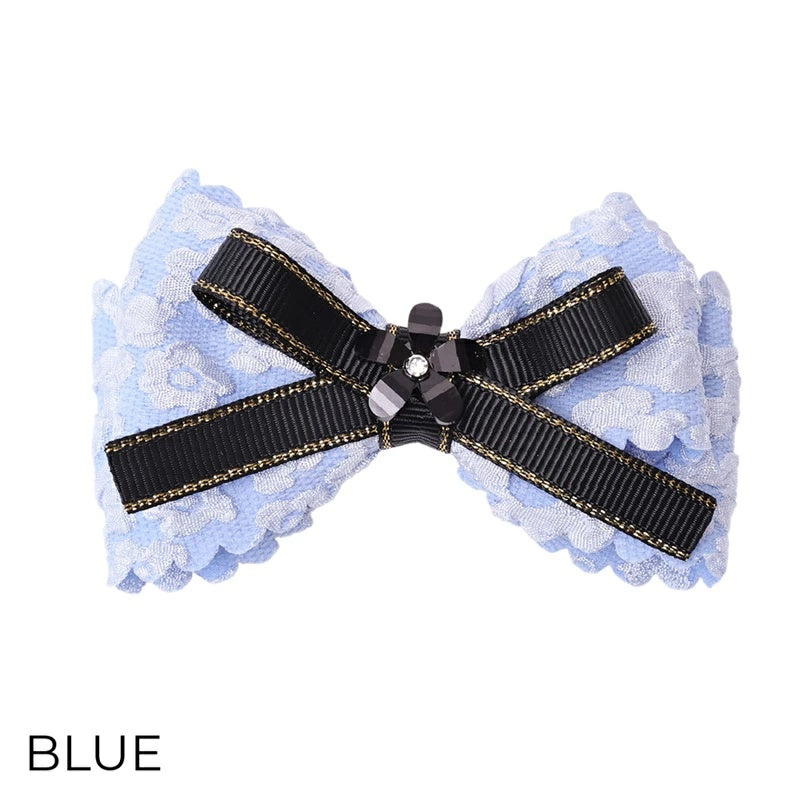 ゴッドピヴァ GODPIVA ★ご予約★ ロイヤルブルームリボンバレッタ【犬服 ヘアアクセサリー アクセサリー バレッタ セレブ】