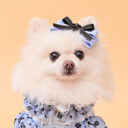 ゴッドピヴァ GODPIVA ★ご予約★ ロイヤルブルームリボンバレッタ【犬服 ヘアアクセサリー アクセサリー バレッタ セレブ】