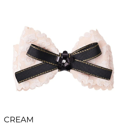 ゴッドピヴァ GODPIVA ★ご予約★ ロイヤルブルームリボンバレッタ【犬服 ヘアアクセサリー アクセサリー バレッタ セレブ】