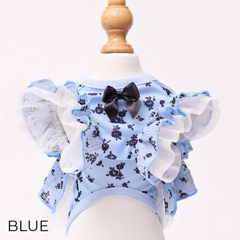 ゴッドピヴァ GODPIVA ★ご予約★ COOLサッカーブロッサムタンク【犬服 ドッグウエア ウエア トップス タンクトップ セレブ】