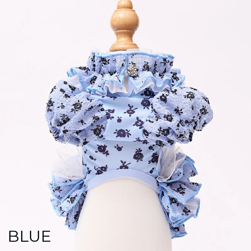 ゴッドピヴァ GODPIVA ★ご予約★ COOLサッカーブロッサムワンピース【犬服 ドッグウエア ウエア ワンピース ドレス スカート セレブ】