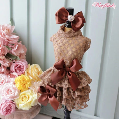 ウーフリンク WOOFLINK MIDNIGHT SONATA DRESS【犬服 犬用 ドッグウエア ウエア ワンピース ドレス スカート セレブ】