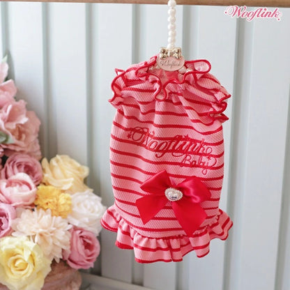 ウーフリンク WOOFLINK LOLLIPOP MINI DRESS【犬服 犬用 ドッグウエア ウエア ワンピース ドレス スカート セレブ】