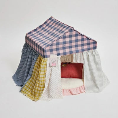 ルイスドッグ louisdog Little Hideway Peekaboo Frame Cover【小型犬 犬用 ハウス フレームカバー セレブ】