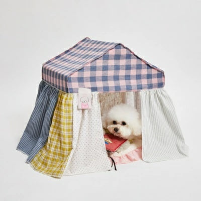 ルイスドッグ louisdog Little Hideway Peekaboo Frame Cover【小型犬 犬用 ハウス フレームカバー セレブ】
