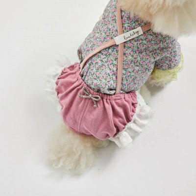 ルイスドッグ louisdog Atelier Berry Mousse Brief Pants【小型犬 犬用 ドッグウエア ウエア ロンパース パンツ セレブ】