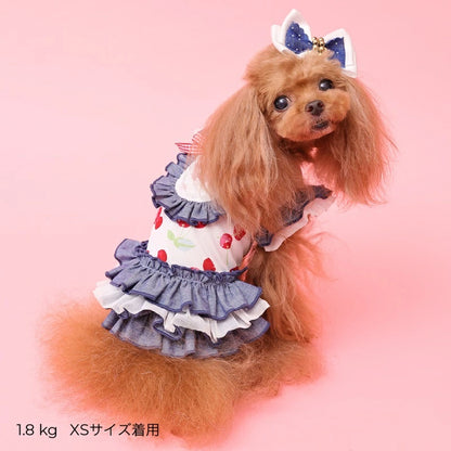 ゴッドピヴァ GODPIVA COOLプティチェリーワンピース【犬服 ドッグウエア ウエア ワンピース ドレス スカート セレブ】