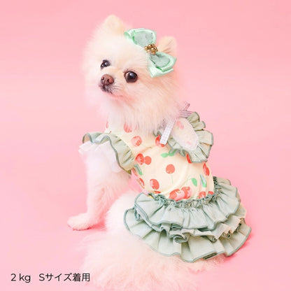 ゴッドピヴァ GODPIVA COOLプティチェリーワンピース【犬服 ドッグウエア ウエア ワンピース ドレス スカート セレブ】