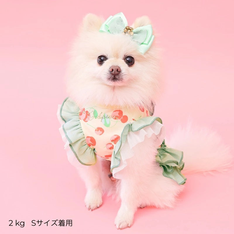 ゴッドピヴァ GODPIVA COOLプティチェリーワンピース【犬服 ドッグウエア ウエア ワンピース ドレス スカート セレブ】