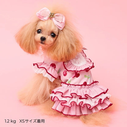 ゴッドピヴァ GODPIVA COOLプティチェリーワンピース【犬服 ドッグウエア ウエア ワンピース ドレス スカート セレブ】