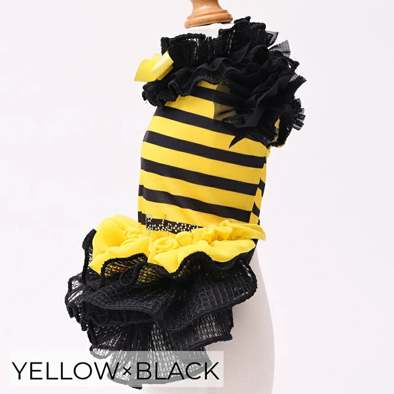 ゴッドピヴァ GODPIVA ★ご予約★ COOL FUNNY BEEワンピース【犬服 ドッグウエア ウエア ワンピース ドレス スカート セレブ】