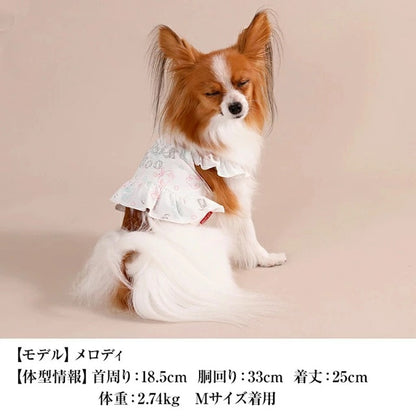 クレイジーブー CRAZYBOO 袖フリルクールエプロン【犬服 犬用 ドッグウエア ウエア エプロン セレブ】