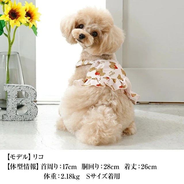 クレイジーブー CRAZYBOO くまさんクールエプロン【犬服 犬用 ドッグウエア ウエア エプロン セレブ】