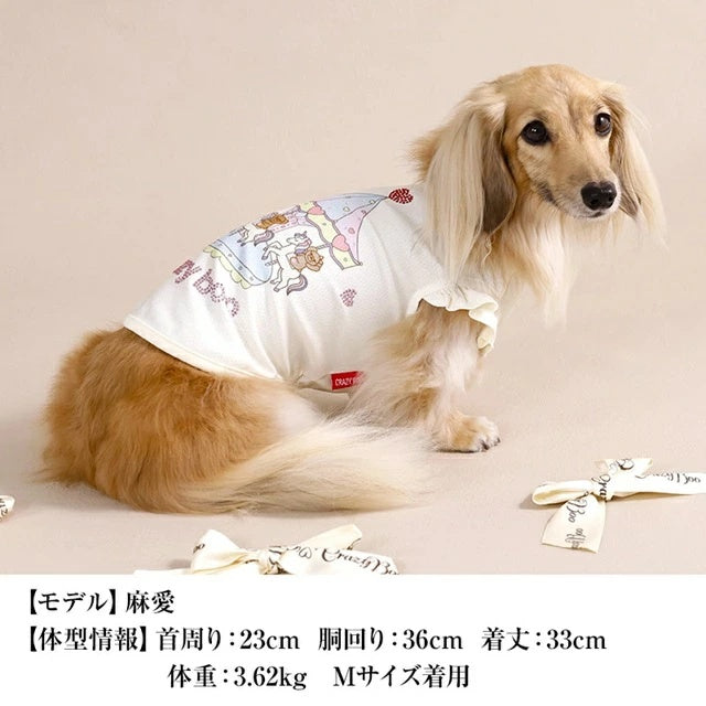クレイジーブー CRAZYBOO メリーゴーランドタンク【犬服 犬用 ドッグウエア ウエア トップス タンクトップ ノースリーブ セレブ】