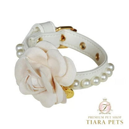 シャーロットドレス Charlotte's Dress Art. f1645N collar Camelia【犬用 カラー お出掛け お散歩 散歩 セレブ】