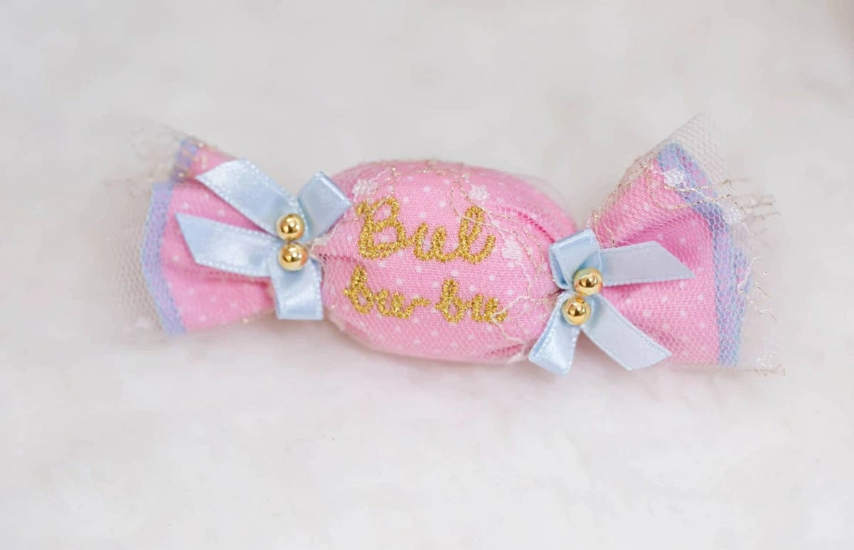 ブルブブ BUL BU-BU Dots Candy バレッタ【小型犬 犬用 ヘアアクセサリー ヘアアクセ バレッタ セレブ】