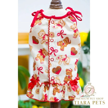 ブルブブ BUL BU-BU Sweet Bear Camisole【小型犬 犬服 ドッグウエア ウエア トップス キャミソール キャミ セレブ】