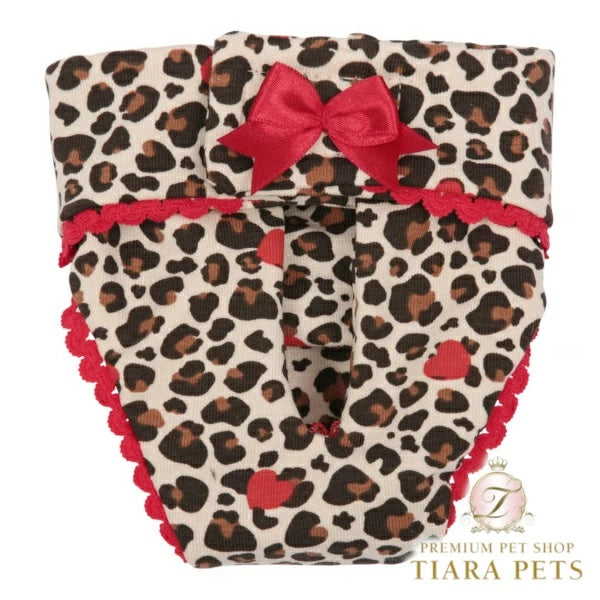 シャーロットドレス Charlotte's Dress Art. 7016 panty Romantic leopard【犬服 犬用 ドッグウエア ウエア マナーバンド お出掛け セレブ】