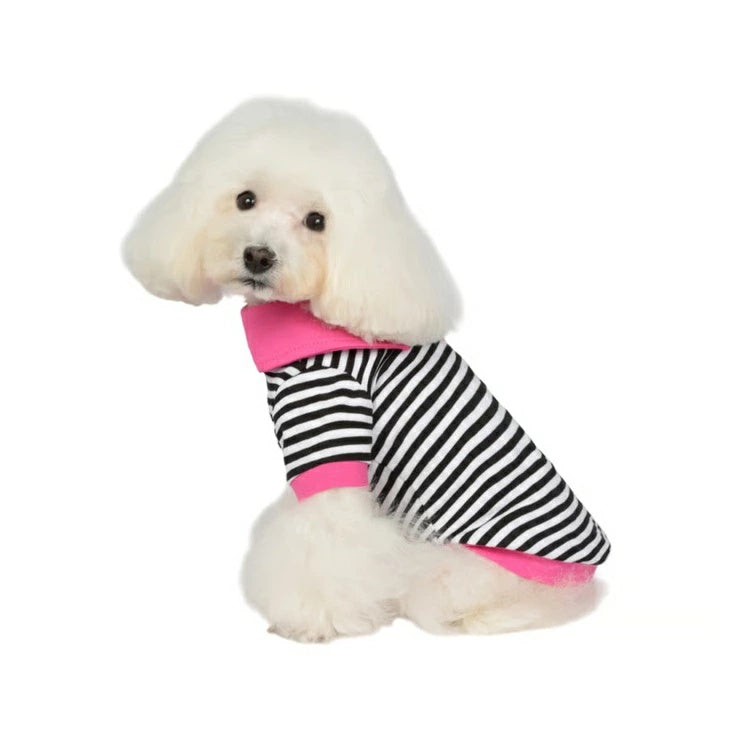 シャーロットドレス Charlotte's Dress Art. 5154 t-shirt Striped Charlotte【犬服 ドッグウエア ウエア トップス ポロシャツ ポロ 半袖 セレブ】