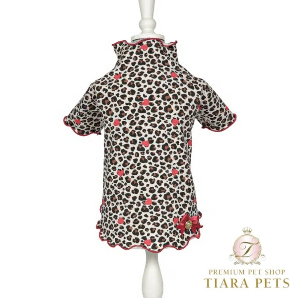 シャーロットドレス Charlotte's Dress Art. 5153 t-shirt Romantic Leopard【犬服 ドッグウエア ウエア トップス Tシャツ 半袖 セレブ】