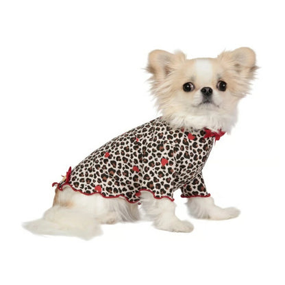シャーロットドレス Charlotte's Dress Art. 5153 t-shirt Romantic Leopard【犬服 ドッグウエア ウエア トップス Tシャツ 半袖 セレブ】
