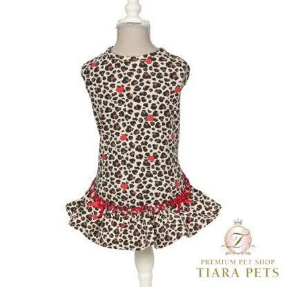 シャーロットドレス Charlotte's Dress Art. 2087 dress Romantic Leopard【犬服 ドッグウエア ウエア ワンピース スカート ドレス セレブ】