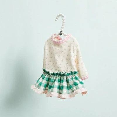 ルイスドッグ louisdog Garden Picnic Dress【小型犬 犬服 ドッグウエア ウエア ワンピース ドレス スカート チュチュ ノースリーブ セレブ】