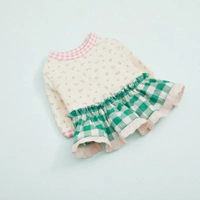 ルイスドッグ louisdog Garden Picnic Dress【小型犬 犬服 ドッグウエア ウエア ワンピース ドレス スカート チュチュ ノースリーブ セレブ】