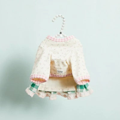 ルイスドッグ louisdog Garden Picnic Dress【小型犬 犬服 ドッグウエア ウエア ワンピース ドレス スカート チュチュ ノースリーブ セレブ】