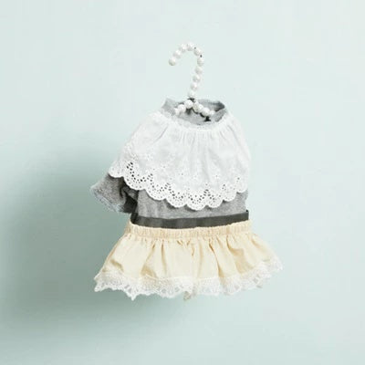ルイスドッグ louisdog Grey Romance Dress【小型犬 犬服 ドッグウエア ウエア ワンピース ドレス スカート チュチュ ノースリーブ セレブ】