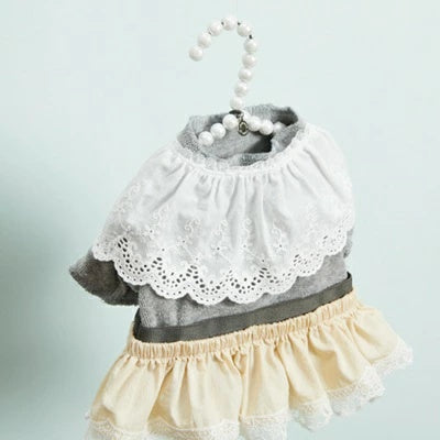 ルイスドッグ louisdog Grey Romance Dress【小型犬 犬服 ドッグウエア ウエア ワンピース ドレス スカート チュチュ ノースリーブ セレブ】