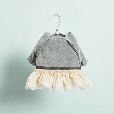 ルイスドッグ louisdog Grey Romance Dress【小型犬 犬服 ドッグウエア ウエア ワンピース ドレス スカート チュチュ ノースリーブ セレブ】