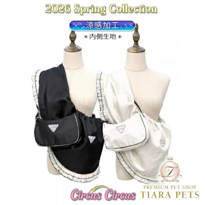 サーカスサーカス circus circus ★先行予約4月中旬〜下旬入荷★frilly shoulder carry(CCB-0073)【オーナー用 ママ用 スリングバッグ スリング キャリー】