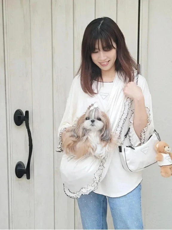 サーカスサーカス circus circus ★先行予約4月中旬〜下旬入荷★frilly shoulder carry(CCB-0073)【オーナー用 ママ用 スリングバッグ スリング キャリー】